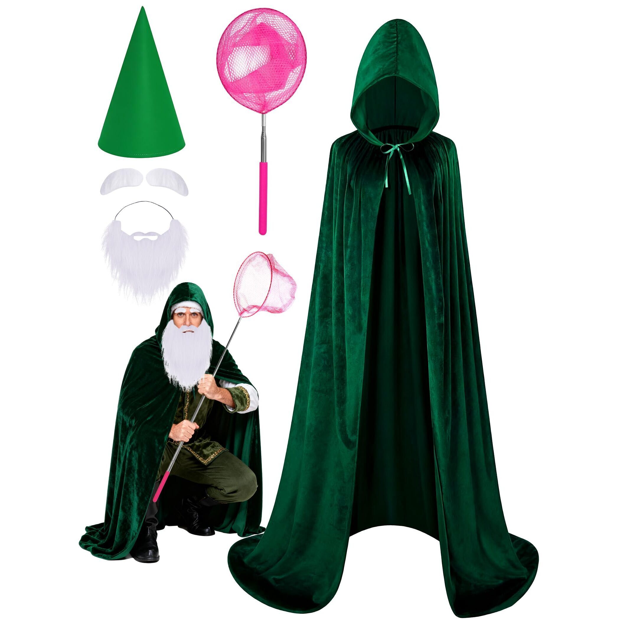 5664 Halloween Gnome Costumes Dwarf Costumes With Hats Beards